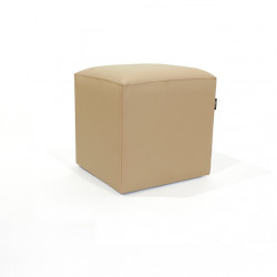 CUBO, Pouf cubo, Crema